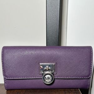Michael Khors wallet purple